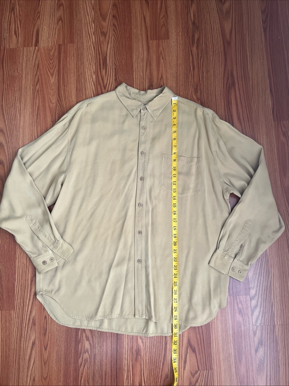 Tommy Bahama Men's Button-Down Shirt in Light Olive Green